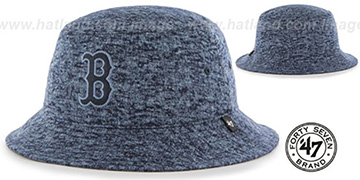 Red Sox 'LEDGEBROOK BUCKET' Navy Hat by Twins 47 Brand