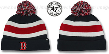 Red Sox MLB BREAKAWAY Navy Knit Beanie Hat by 47 Brand