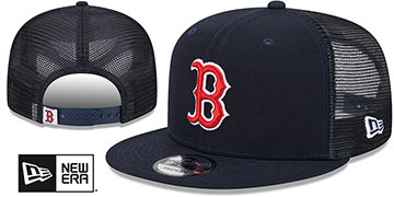 Red Sox 'TEAM-BASIC TRUCKER SNAPBACK' Navy Hat by New Era