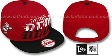 Reds SAILTIP SNAPBACK Red-Black Hat by New Era