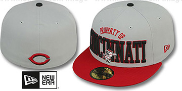 Reds 'TEAM-PRIDE' Grey-Red Fitted Hat by New Era