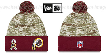 Redskins 2015 SALUTE-TO-SERVICE Knit Beanie Hat by New Era