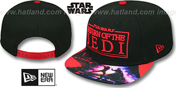 Return of the Jedi 'VIZA-PRINT SNAPBACK' Black Hat by New Era