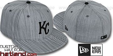 Royals MUD-PRINT Grey Fitted Hat by New Era