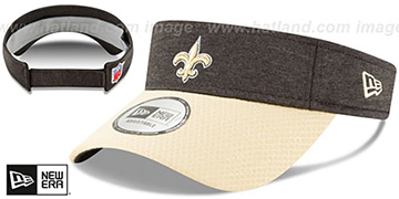 Saints 18 NFL STADIUM Black-Gold Visor by New Era