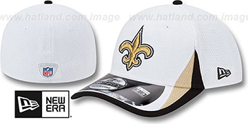 Saints 2013 NFL TRAINING FLEX White Hat by New Era