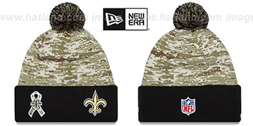 Saints '2015 SALUTE-TO-SERVICE' Knit Beanie Hat by New Era