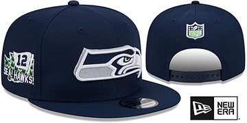 Seahawks 2024 'NFL DRAFT SNAPBACK' Navy Hat by New Era