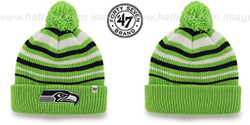 Seahawks NFL 'INCLINE' Knit Beanie Hat by 47 Brand