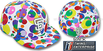 SF Giants GUMBALL White-Multi Fitted Hat by Twins