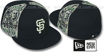 SF Giants SHOWMEDA$ Black-Money Fitted Hat by New Era