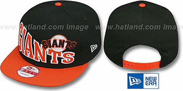 SF Giants 'STOKED SNAPBACK' Black-Orange Hat by New Era