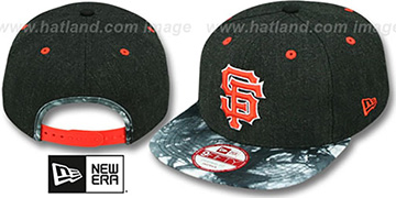 SF Giants ZONE-VIZE SNAPBACK Black Hat by New Era