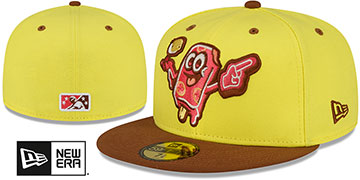 Sky Carp 'COPA' Yellow-Brown Fitted Hat by New Era