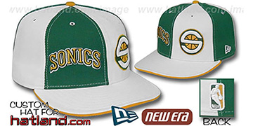 Sonics DOUBLE WHAMMY Kelly-White Fitted Hat