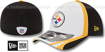 Steelers 2014 NFL TRAINING FLEX White Hat by New Era