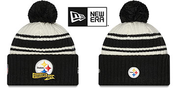 Steelers '2022 NFL SIDELINE' Knit Beanie Hat by New Era