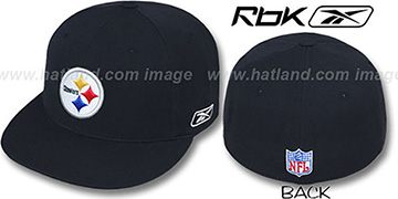 Steelers 'COACHES' Black Fitted Hat by Reebok