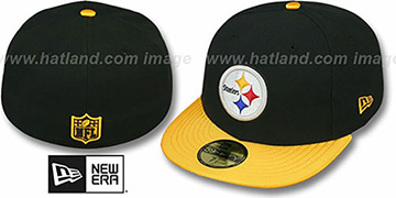 Steelers 'NFL JERSEY-BASIC' Black-Gold Fitted Hat by New Era