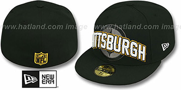 Steelers 'NFL ONFIELD DRAFT' Black Fitted Hat by New Era