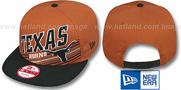 Texas STILL ANGLIN SNAPBACK Burnt Orange-Black Hat by New Era