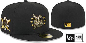 Tigers 2024 ARMED FORCES 'STARS N STRIPES' Hat by New Era