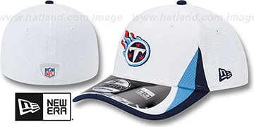 Titans 2013 NFL TRAINING FLEX White Hat by New Era