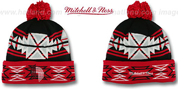 Trailblazers GEOTECH Knit Beanie by Mitchell and Ness