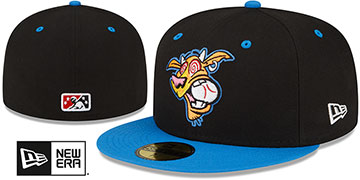 Trash Pandas 'COPA' Black-Blue Fitted Hat by New Era