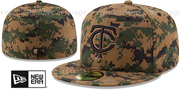 Twins 2016 MEMORIAL DAY STARS N STRIPES Hat by New Era