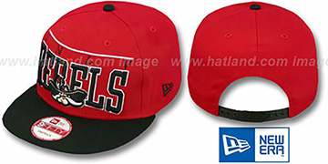 UNLV LE-ARCH SNAPBACK Red-Black Hat by New Era