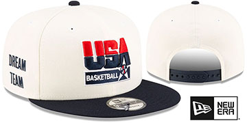 USA Basketball 'DREAM TEAM SNAPBACK' Chrome-Navy Hat by New Era