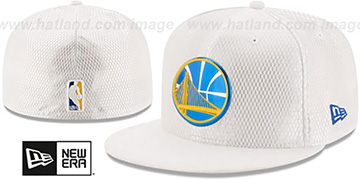 Warriors 2017 ONCOURT DRAFT White Fitted Hat by New Era