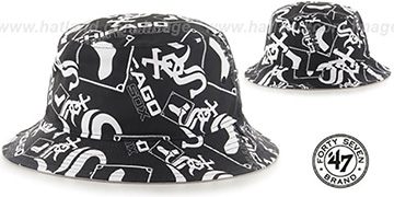 White Sox 'BRAVADO BUCKET' Hat by Twins 47 Brand