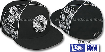 White Sox C-NOTE Black-Silver Fitted Hat by New Era