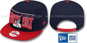 White Sox COOP LE-ARCH SNAPBACK Navy-Red Hat by New Era