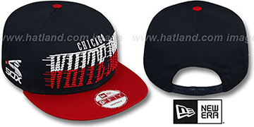 White Sox COOP SAILTIP SNAPBACK Navy-Red Hat by New Era