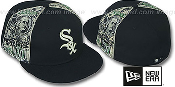 White Sox SHOWMEDA$ Black-Money Fitted Hat by New Era