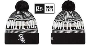 White Sox 'STRIPED' Knit Beanie Hat by New Era