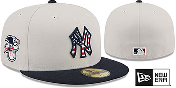 Yankees 2024 JULY 4TH STARS N STRIPES Fitted Hat by New Era