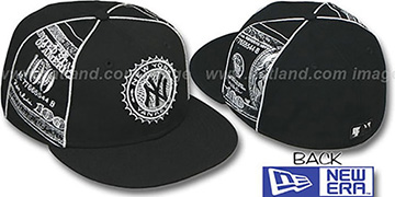 Yankees C-NOTE Black-Silver Fitted Hat by New Era