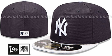 Yankees 'MLB DIAMOND ERA' 59FIFTY Navy-White BP Hat by New Era