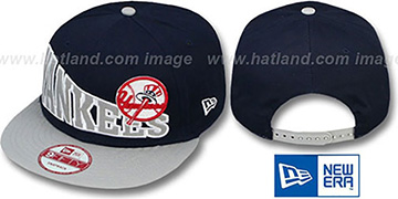 Yankees STOKED SNAPBACK Navy-Grey Hat by New Era