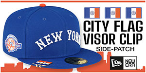 City Flag Visor Clip Side-Patch Hats