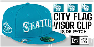 City Flag Visor Clip Side-Patch Hats