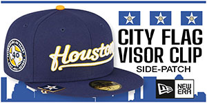 City Flag Visor Clip Side-Patch Hats