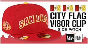 City Flag Visor Clip Side-Patch Hats