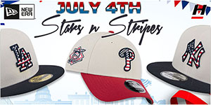 MLB July 4th Stars n Stripes Hats