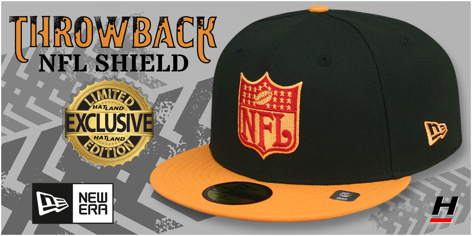 Throwback NFL Shield-Basic Hats