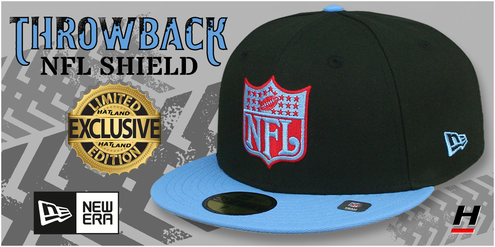 87 - Throwback NFL Shield-Basic Hats